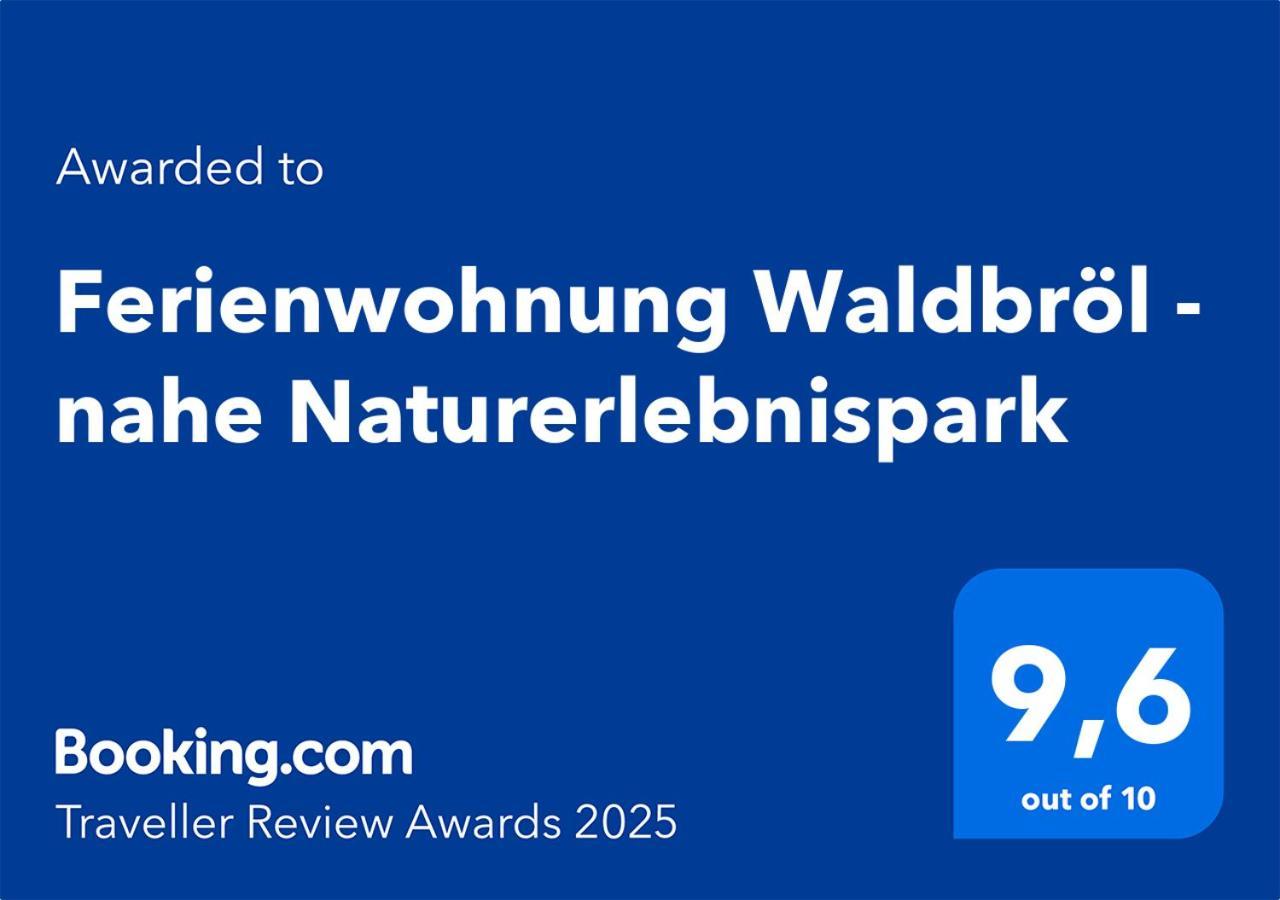 Ferienwohnung Waldbroel - Nahe Naturerlebnispark Waldbrol Esterno foto